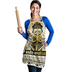Aotearoa Iwi Ngati Whatua Apron Maori Wharenui House Tribal Pattern