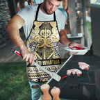 Aotearoa Iwi Ngati Whatua Apron Maori Wharenui House Tribal Pattern