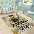Aotearoa Iwi Ngati Whatua Area Rug Maori Wharenui House Tribal Pattern