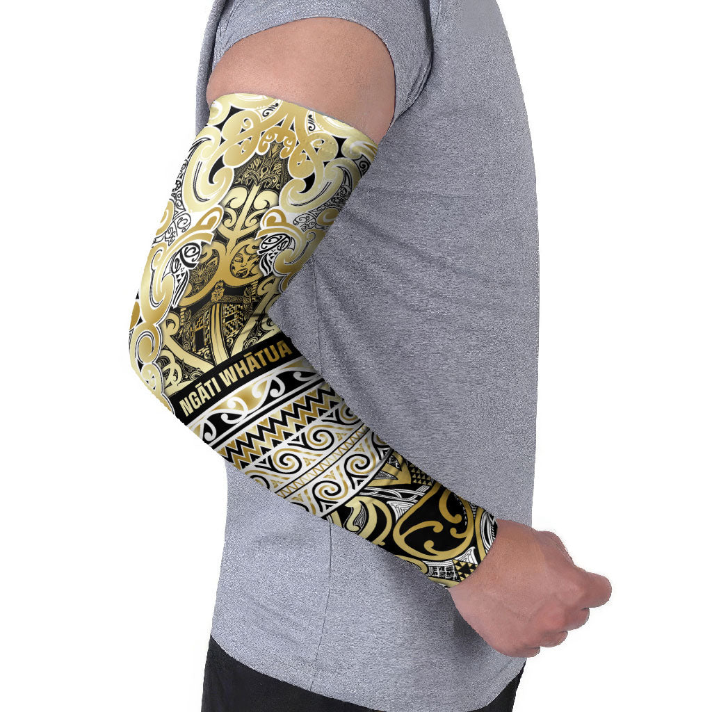 Aotearoa Iwi Ngati Whatua Arm Sleeves Maori Wharenui House Tribal Pattern