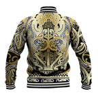 Aotearoa Iwi Ngati Whatua Baseball Jacket Maori Wharenui House Tribal Pattern
