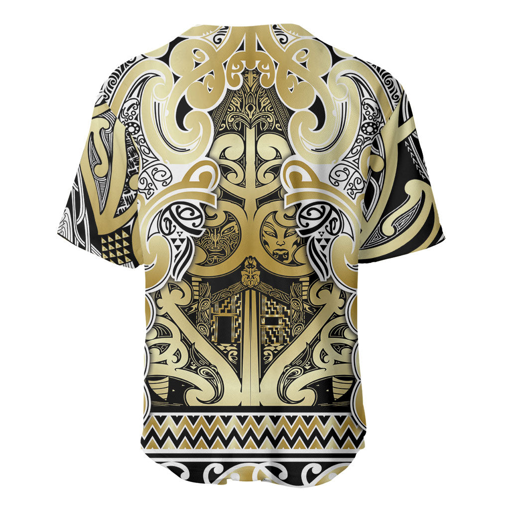 Aotearoa Iwi Ngati Whatua Baseball Jersey Maori Wharenui House Tribal Pattern