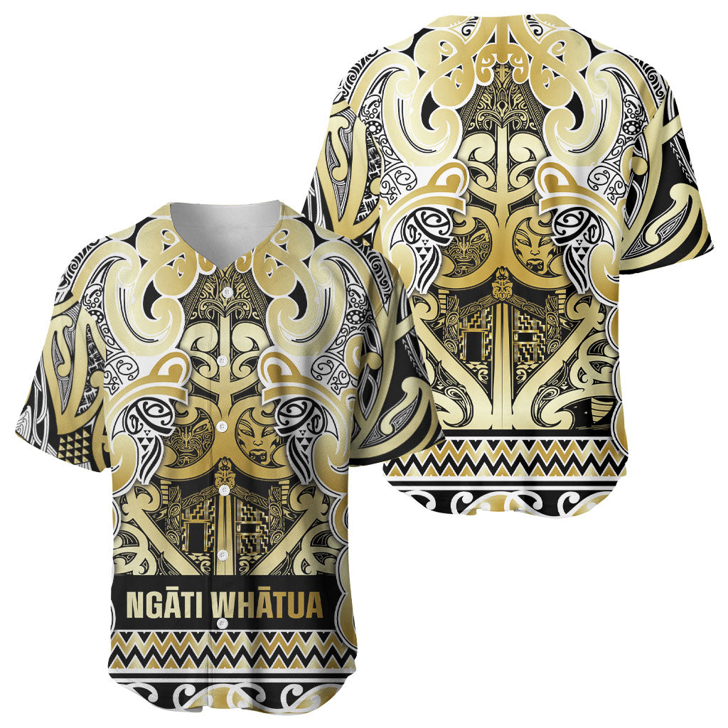 Aotearoa Iwi Ngati Whatua Baseball Jersey Maori Wharenui House Tribal Pattern