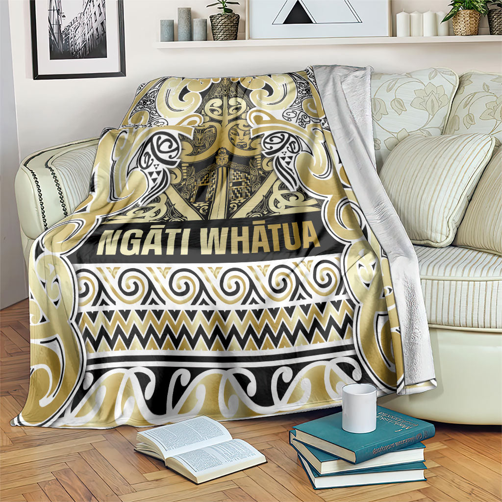 Aotearoa Iwi Ngati Whatua Blanket Maori Wharenui House Tribal Pattern