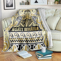 Aotearoa Iwi Ngati Whatua Blanket Maori Wharenui House Tribal Pattern