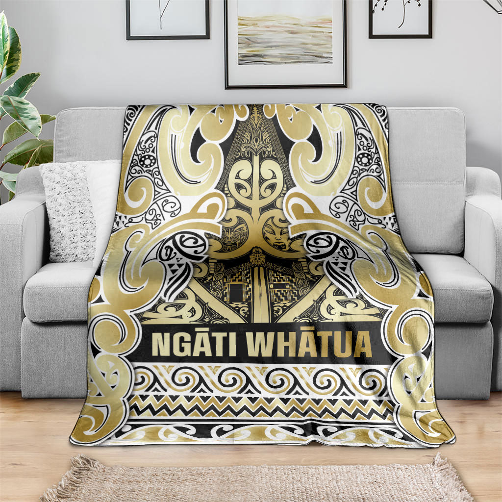 Aotearoa Iwi Ngati Whatua Blanket Maori Wharenui House Tribal Pattern