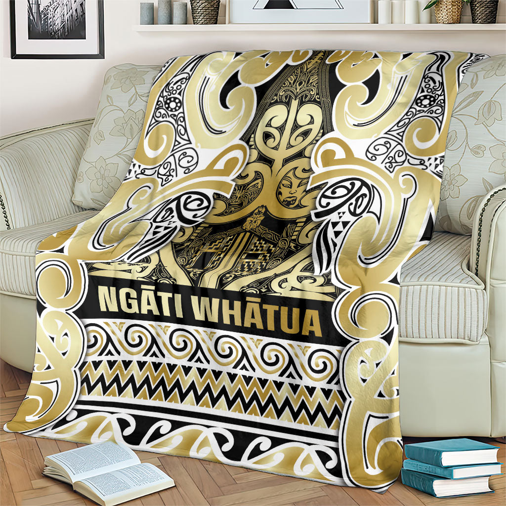 Aotearoa Iwi Ngati Whatua Blanket Maori Wharenui House Tribal Pattern