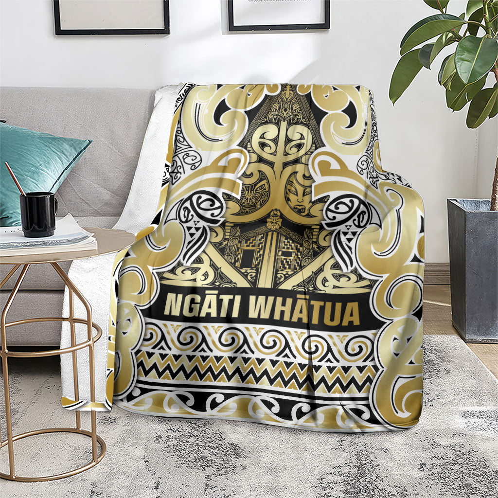Aotearoa Iwi Ngati Whatua Blanket Maori Wharenui House Tribal Pattern