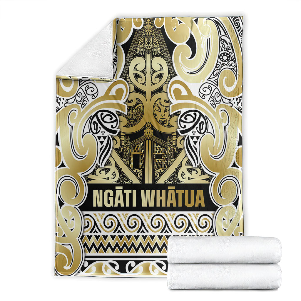 Aotearoa Iwi Ngati Whatua Blanket Maori Wharenui House Tribal Pattern