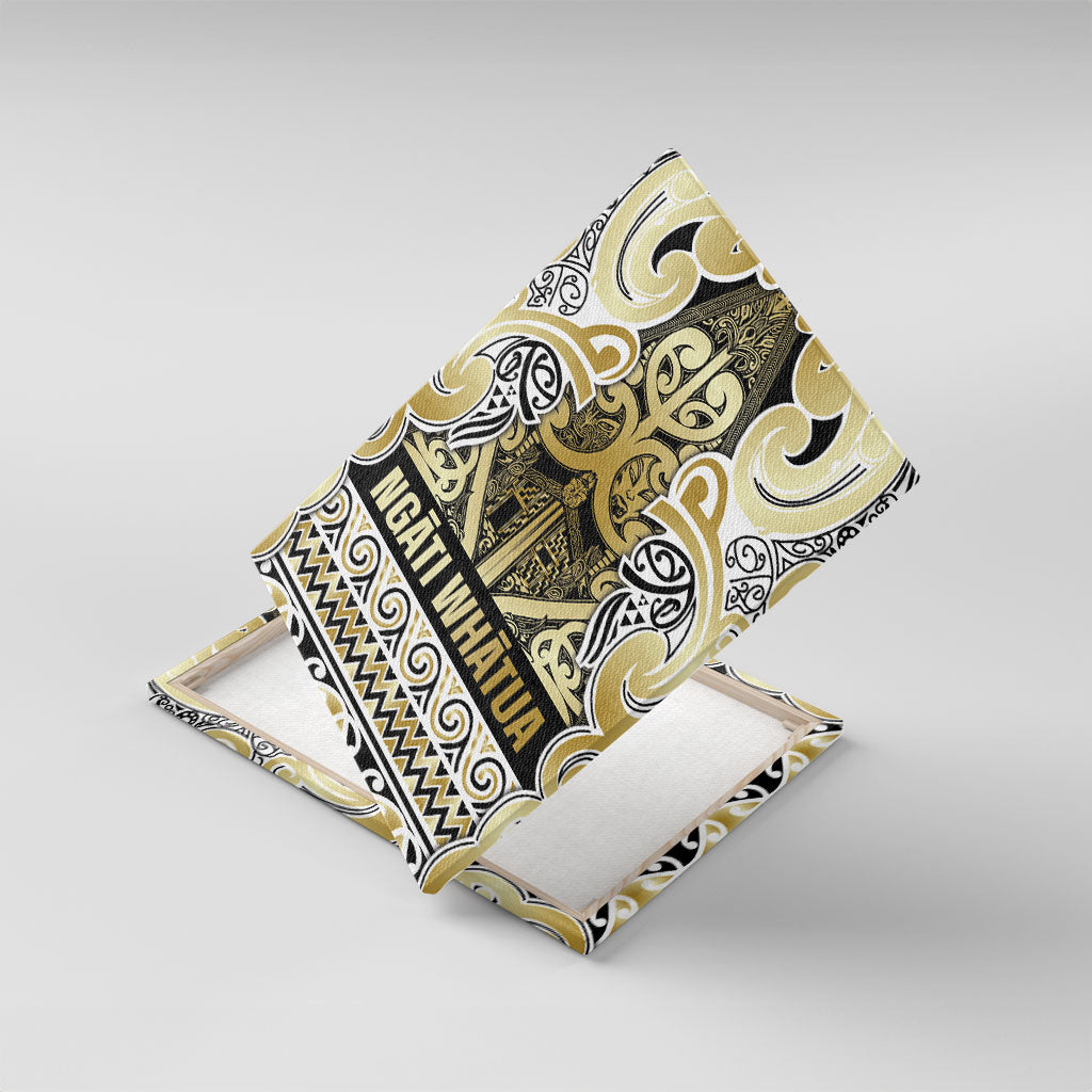 Aotearoa Iwi Ngati Whatua Canvas Wall Art Maori Wharenui House Tribal Pattern