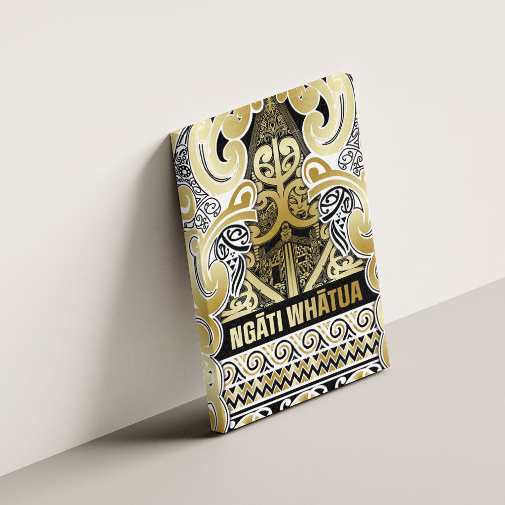 Aotearoa Iwi Ngati Whatua Canvas Wall Art Maori Wharenui House Tribal Pattern