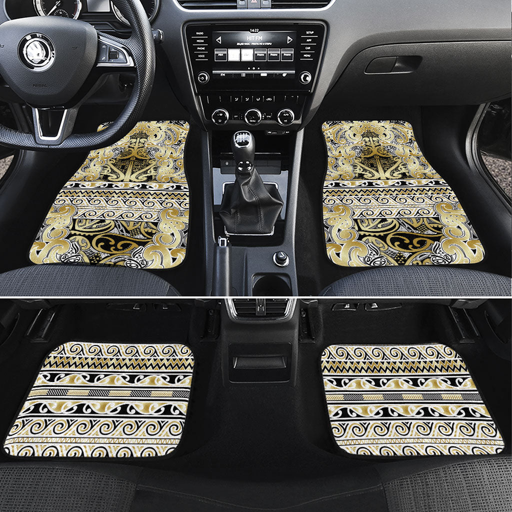 Aotearoa Iwi Ngati Whatua Car Mats Maori Wharenui House Tribal Pattern