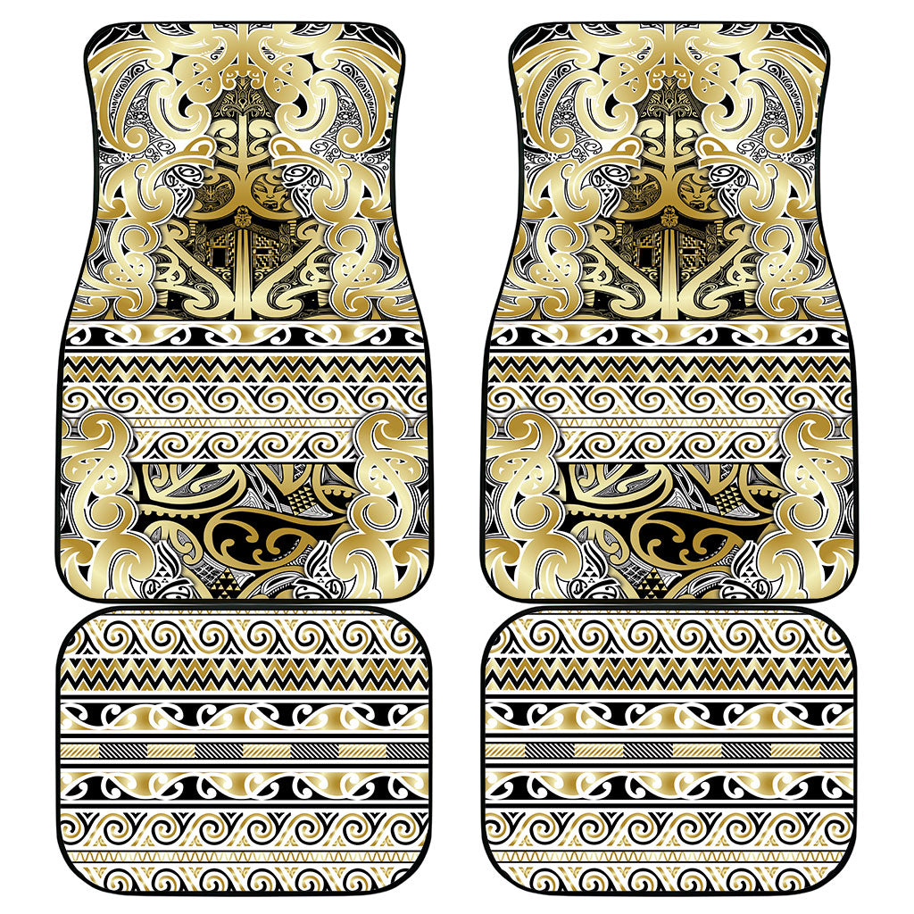 Aotearoa Iwi Ngati Whatua Car Mats Maori Wharenui House Tribal Pattern