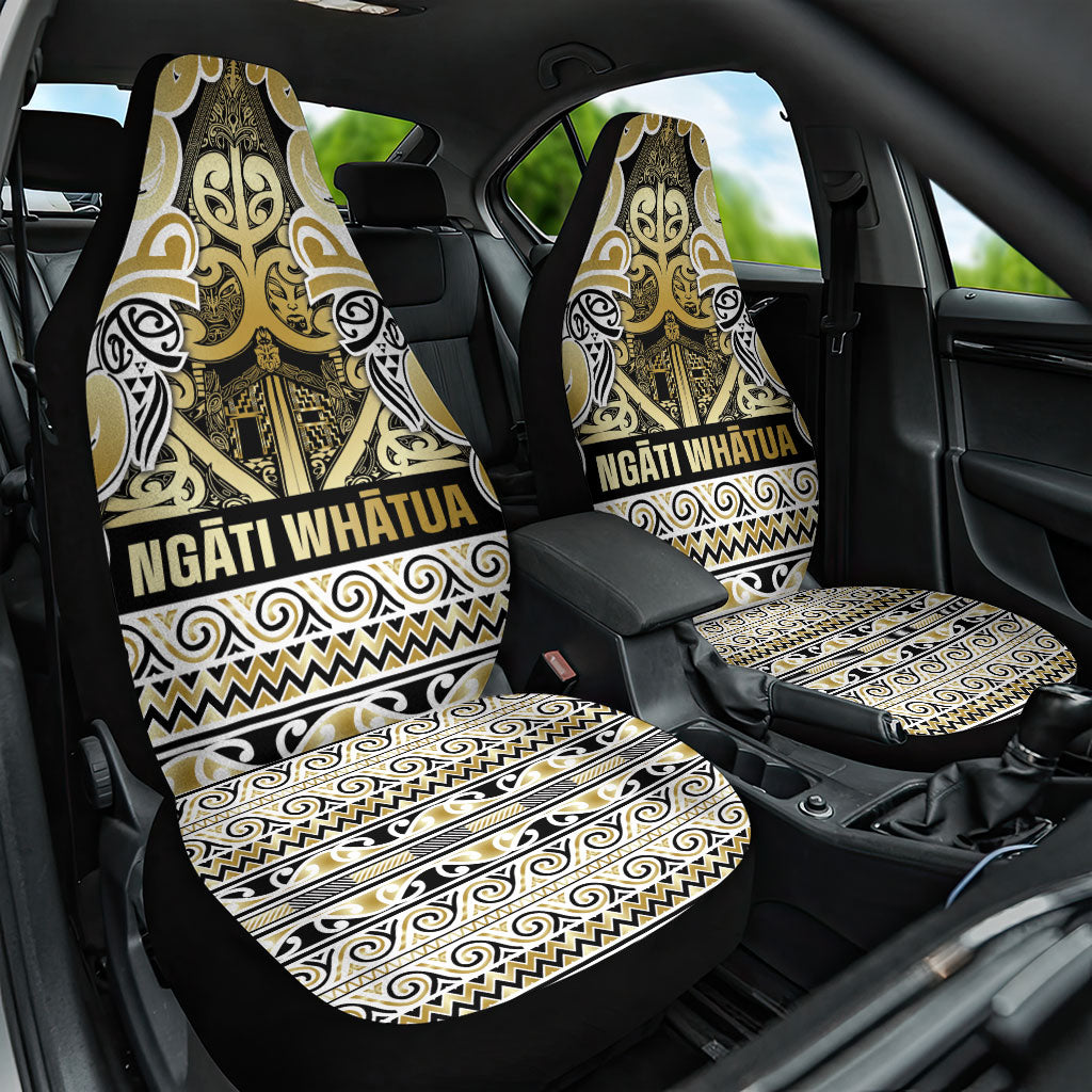 Aotearoa Iwi Ngati Whatua Car Seat Cover Maori Wharenui House Tribal Pattern