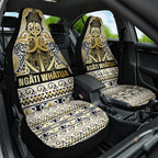 Aotearoa Iwi Ngati Whatua Car Seat Cover Maori Wharenui House Tribal Pattern