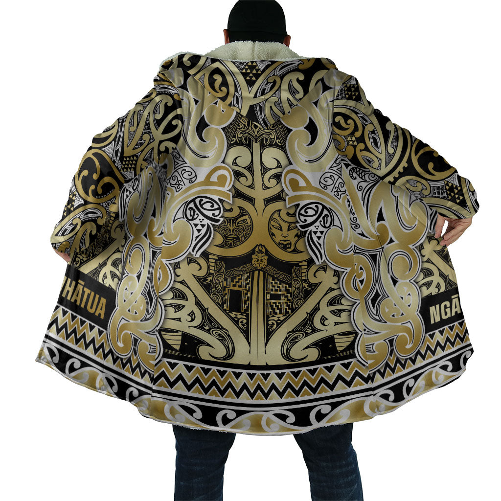 Aotearoa Iwi Ngati Whatua Cloak Maori Wharenui House Tribal Pattern