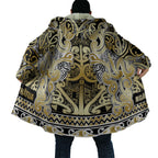 Aotearoa Iwi Ngati Whatua Cloak Maori Wharenui House Tribal Pattern