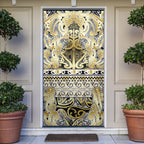 Aotearoa Iwi Ngati Whatua Door Cover Maori Wharenui House Tribal Pattern