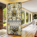 Aotearoa Iwi Ngati Whatua Door Cover Maori Wharenui House Tribal Pattern