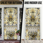 Aotearoa Iwi Ngati Whatua Door Cover Maori Wharenui House Tribal Pattern