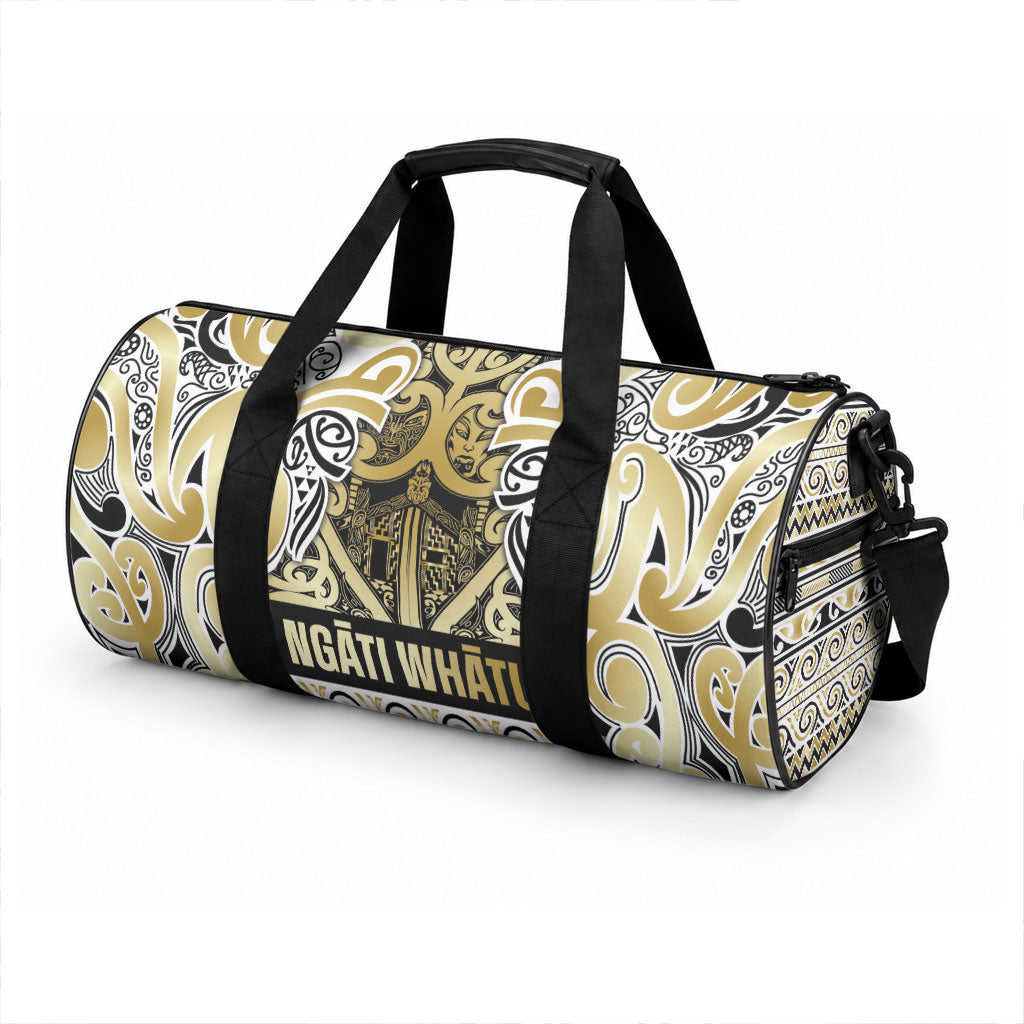 Aotearoa Iwi Ngati Whatua Duffle Bag Maori Wharenui House Tribal Pattern