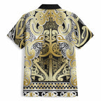 Aotearoa Iwi Ngati Whatua Hawaiian Shirt Maori Wharenui House Tribal Pattern