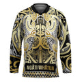 Aotearoa Iwi Ngati Whatua Hockey Jersey Maori Wharenui House Tribal Pattern