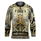Aotearoa Iwi Ngati Whatua Hockey Jersey Maori Wharenui House Tribal Pattern