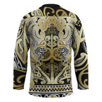 Aotearoa Iwi Ngati Whatua Hockey Jersey Maori Wharenui House Tribal Pattern