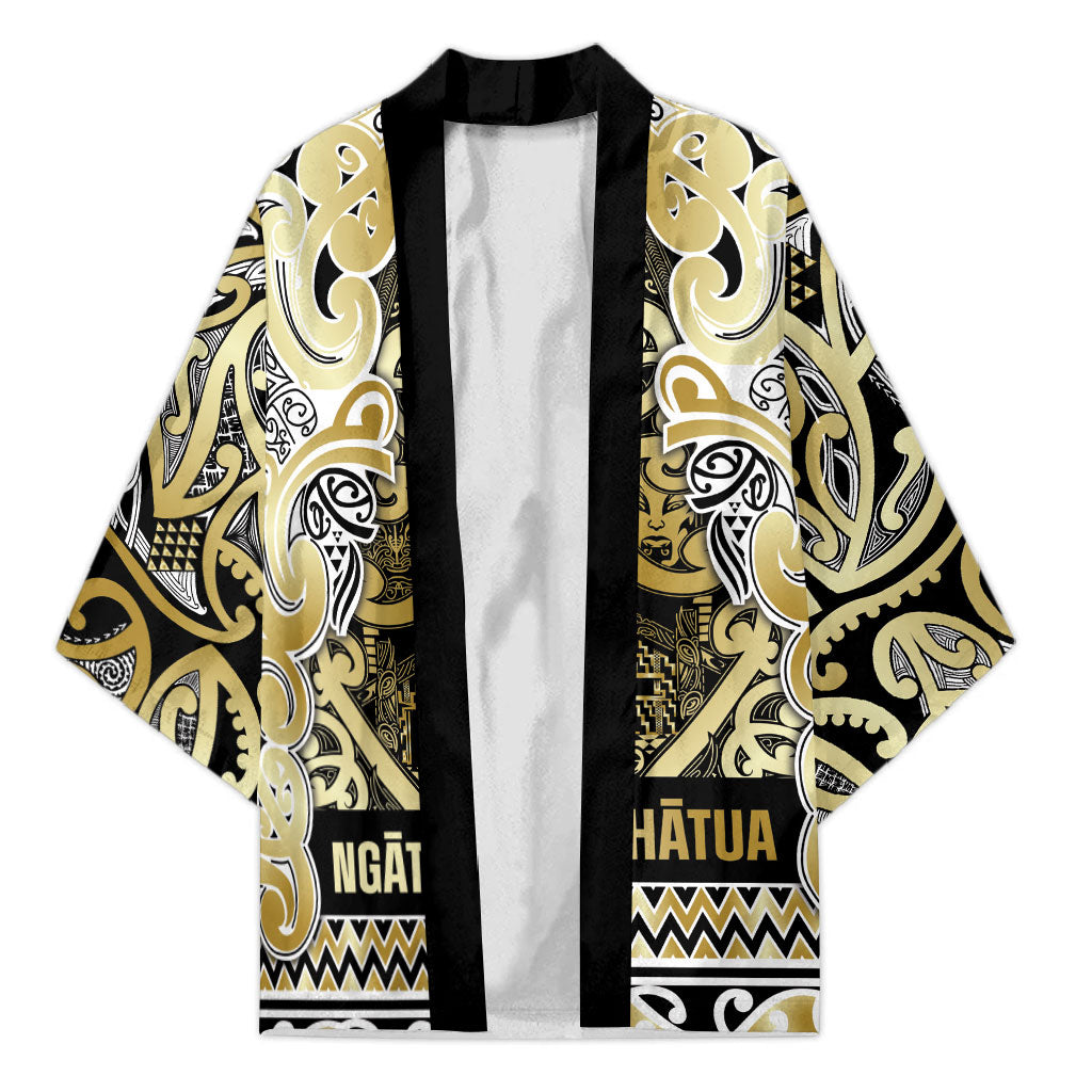 Aotearoa Iwi Ngati Whatua Kimono Maori Wharenui House Tribal Pattern