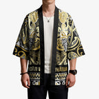 Aotearoa Iwi Ngati Whatua Kimono Maori Wharenui House Tribal Pattern