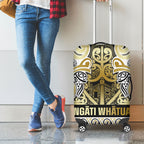Aotearoa Iwi Ngati Whatua Luggage Cover Maori Wharenui House Tribal Pattern