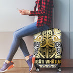 Aotearoa Iwi Ngati Whatua Luggage Cover Maori Wharenui House Tribal Pattern