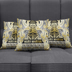 Aotearoa Iwi Ngati Whatua Pillow Cover Maori Wharenui House Tribal Pattern