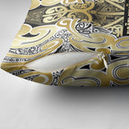 Aotearoa Iwi Ngati Whatua Pillow Cover Maori Wharenui House Tribal Pattern