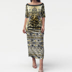 Aotearoa Iwi Ngati Whatua Puletasi Maori Wharenui House Tribal Pattern