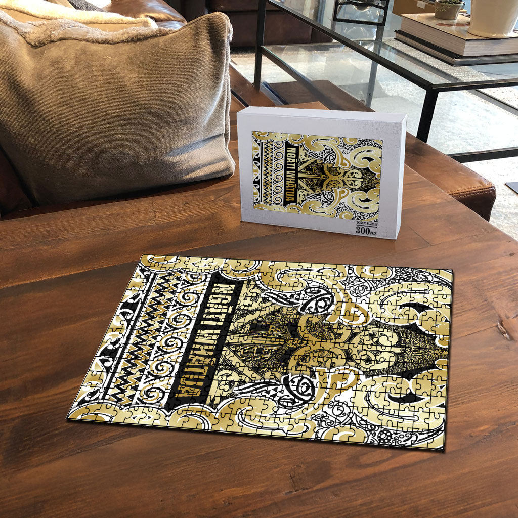 Aotearoa Iwi Ngati Whatua Puzzle Maori Wharenui House Tribal Pattern