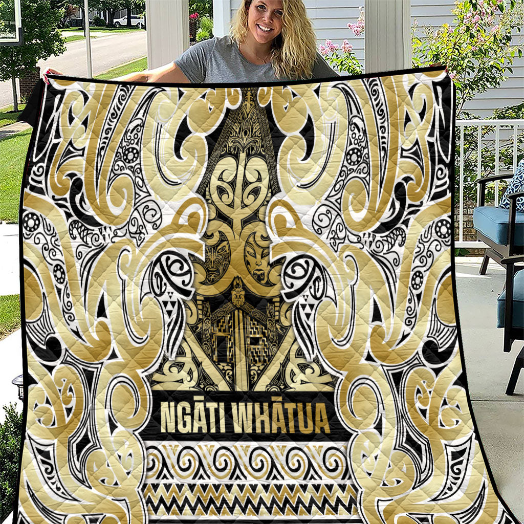 Aotearoa Iwi Ngati Whatua Quilt Maori Wharenui House Tribal Pattern