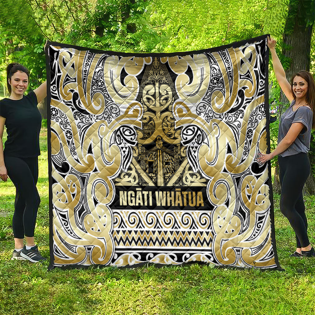 Aotearoa Iwi Ngati Whatua Quilt Maori Wharenui House Tribal Pattern