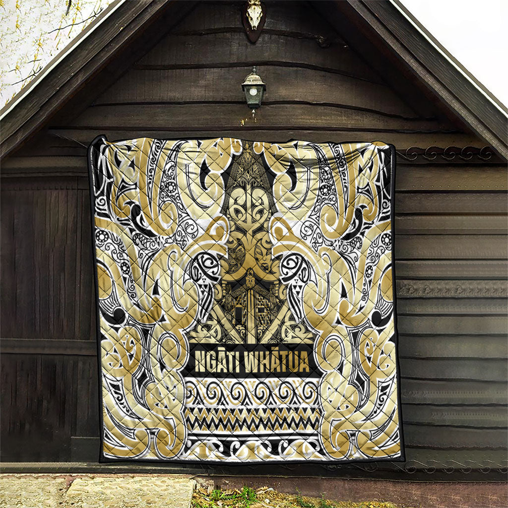 Aotearoa Iwi Ngati Whatua Quilt Maori Wharenui House Tribal Pattern