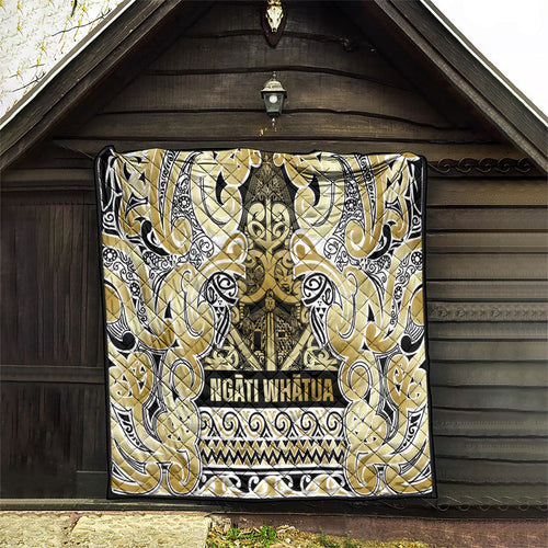 Aotearoa Iwi Ngati Whatua Quilt Maori Wharenui House Tribal Pattern