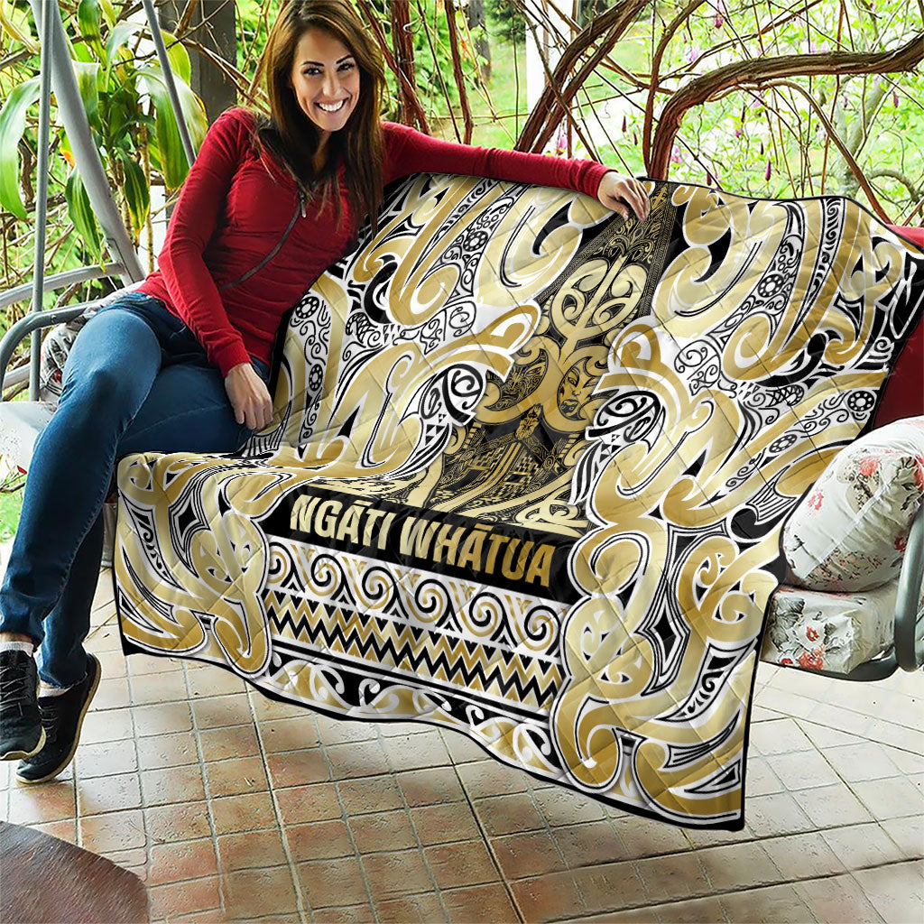 Aotearoa Iwi Ngati Whatua Quilt Maori Wharenui House Tribal Pattern
