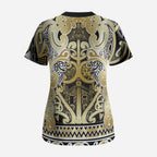 Aotearoa Iwi Ngati Whatua Scrub Top Maori Wharenui House Tribal Pattern