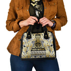 Aotearoa Iwi Ngati Whatua Shoulder Handbag Maori Wharenui House Tribal Pattern