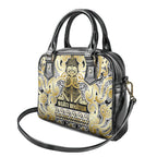 Aotearoa Iwi Ngati Whatua Shoulder Handbag Maori Wharenui House Tribal Pattern
