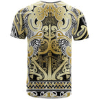Aotearoa Iwi Ngati Whatua T Shirt Maori Wharenui House Tribal Pattern