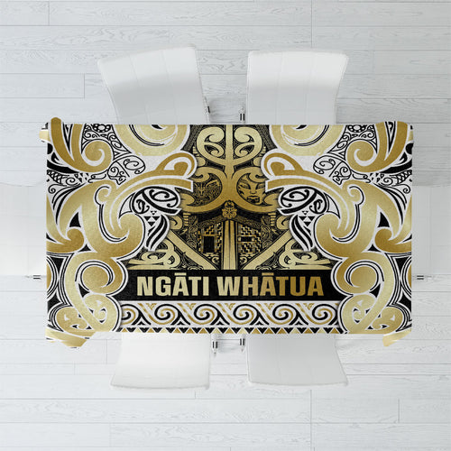Aotearoa Iwi Ngati Whatua Tablecloth Maori Wharenui House Tribal Pattern
