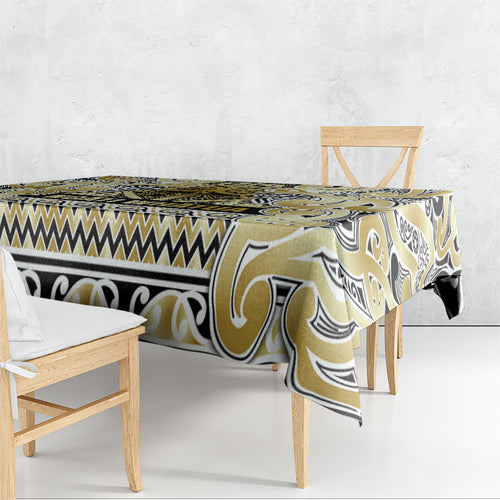 Aotearoa Iwi Ngati Whatua Tablecloth Maori Wharenui House Tribal Pattern