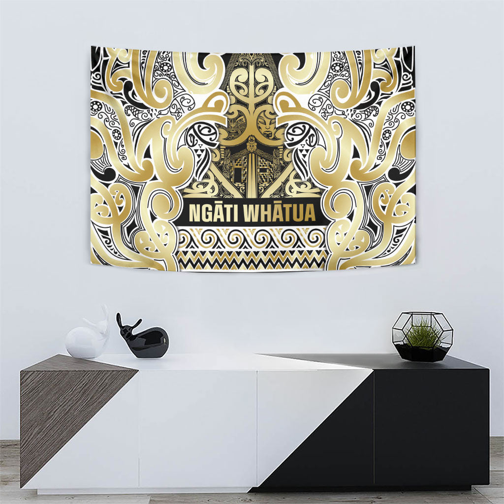 Aotearoa Iwi Ngati Whatua Tapestry Maori Wharenui House Tribal Pattern