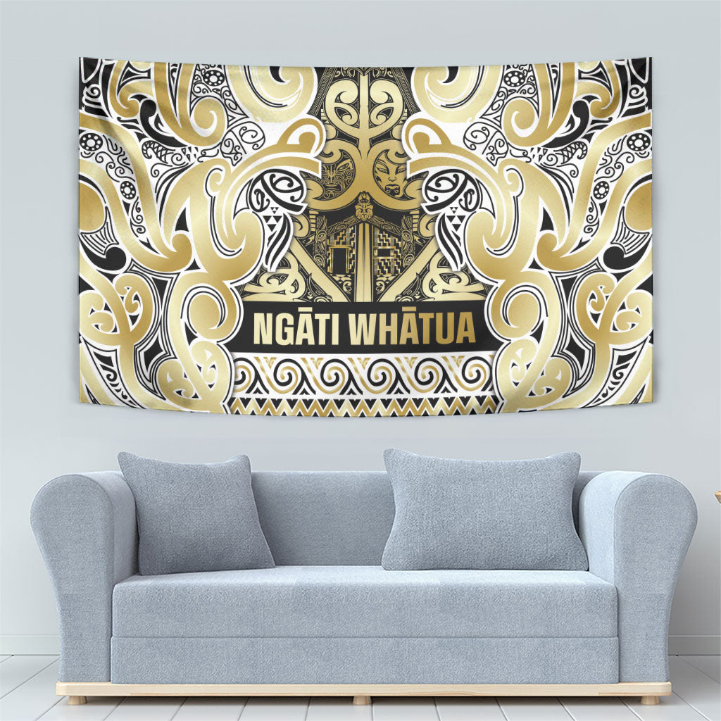 Aotearoa Iwi Ngati Whatua Tapestry Maori Wharenui House Tribal Pattern
